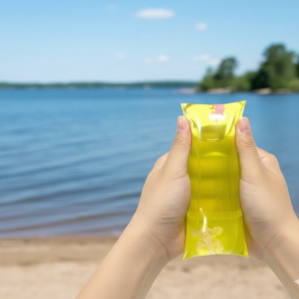 Yellow Water Wiggler (3 Pcs)